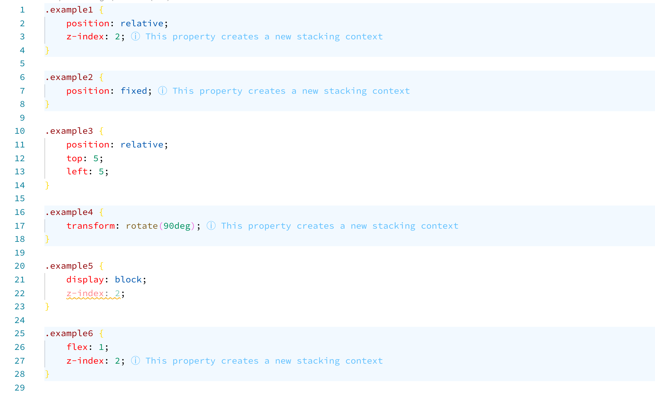 CSS Stacking Contexts Visual Studio Marketplace