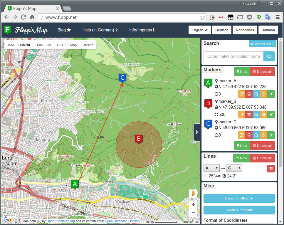 Flopp Karte GitHub flopp/FloppsMap Online map with draggable markers, waypoint