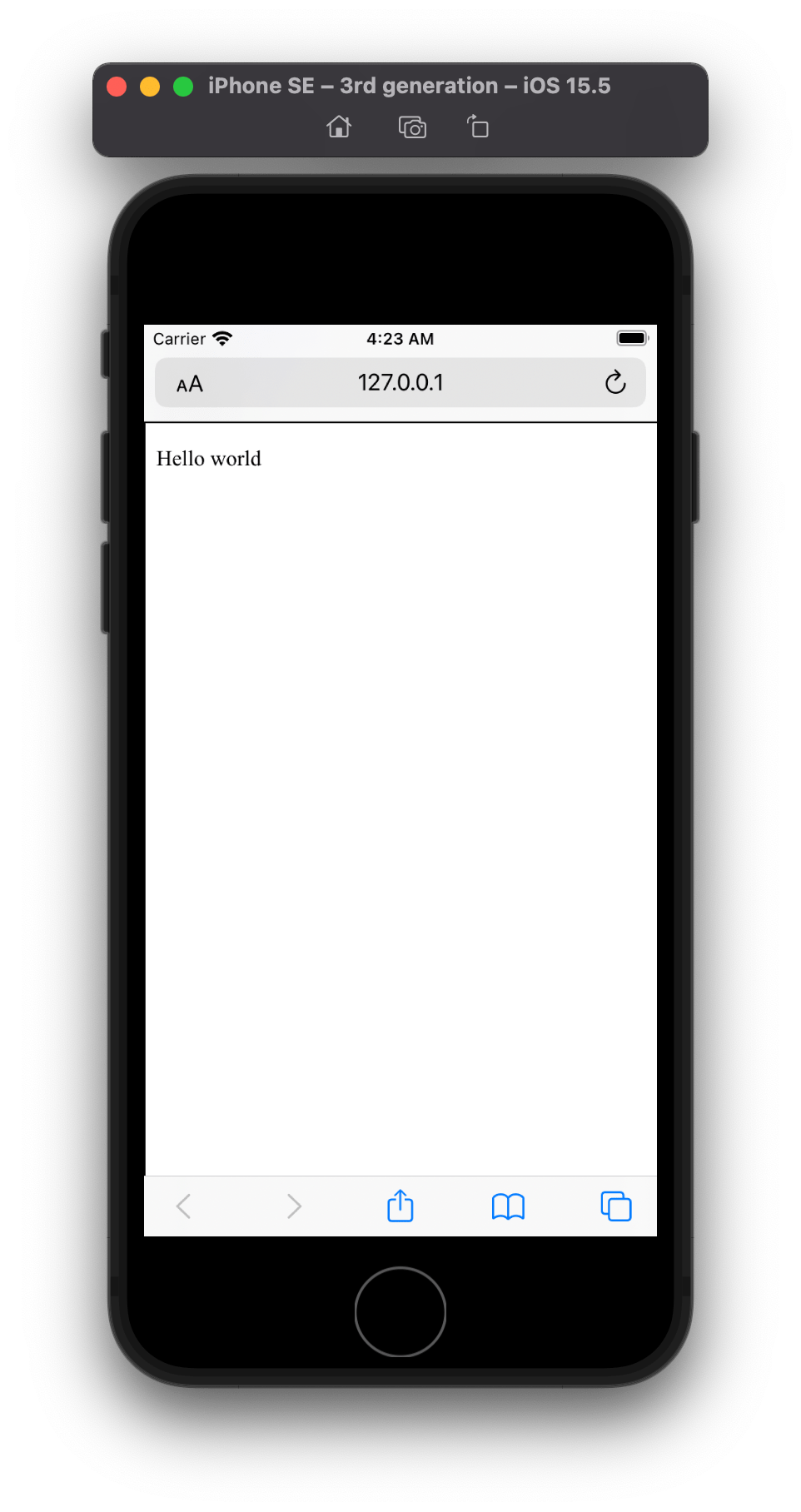 Email Testing for Browsers and iOS Simulator Code Example in 2024