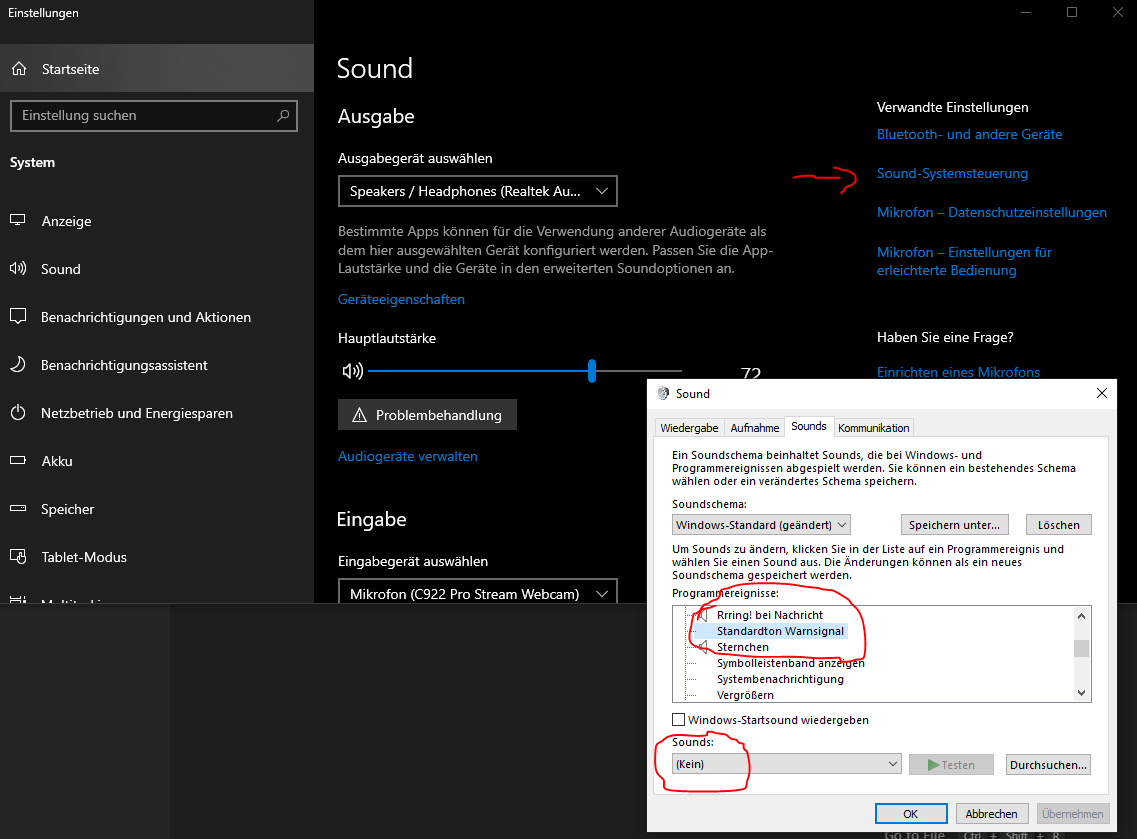 Disable Windows Default Error Sound · GitHub