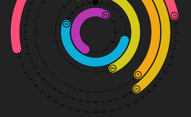 Polar Clock III · GitHub