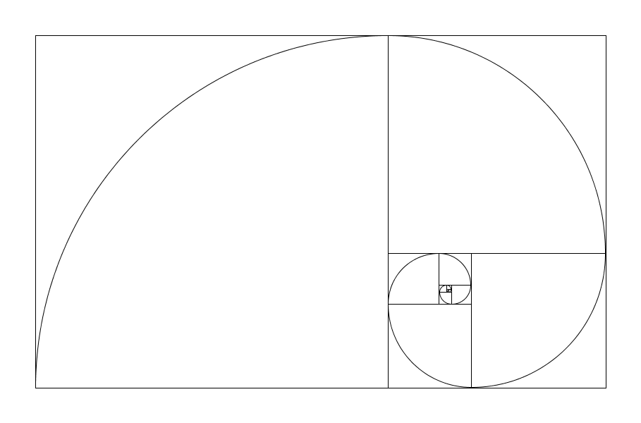 Draw a golden spiral with Processing · GitHub Draw a golden spiral with Processing · GitHub
