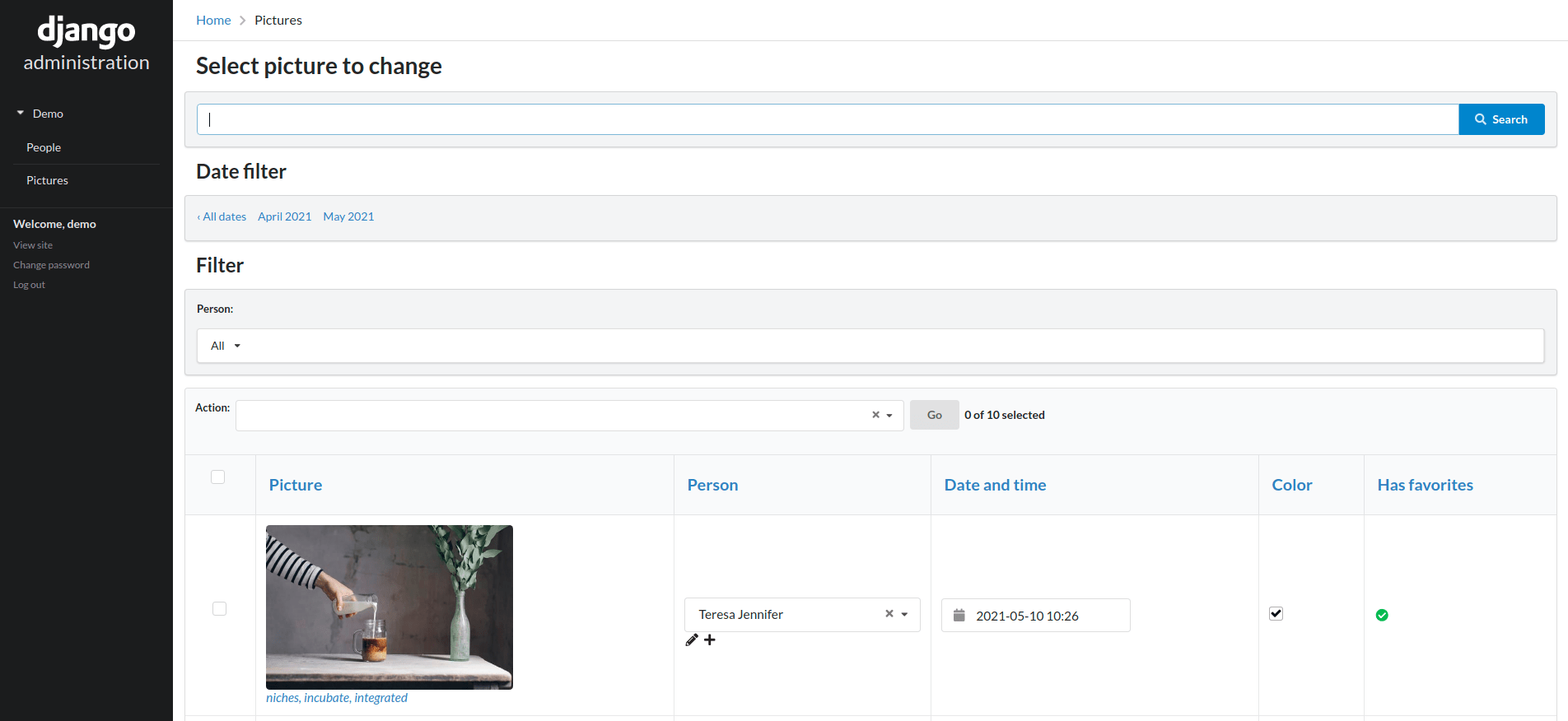 Django Semantic UI admin theme