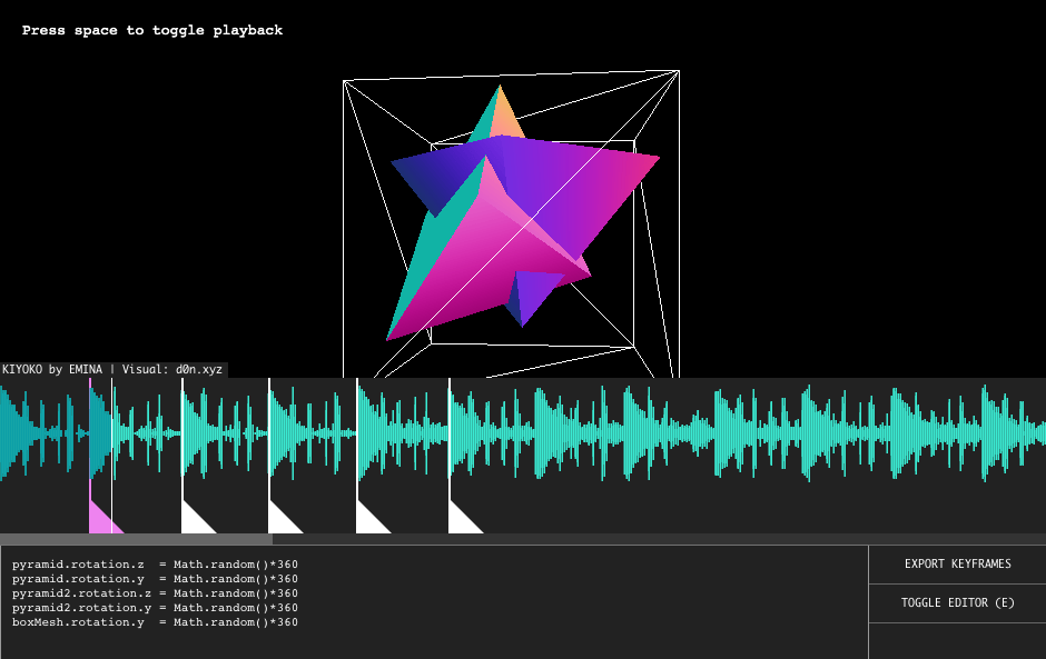 GitHub gridwalk/codekeyframes Code Keyframes is a tool for running