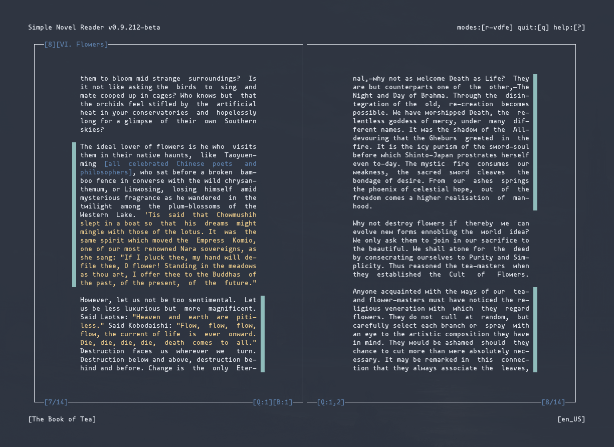 GitHub gzygmanski/simplenovelreader An CLI light novel reader