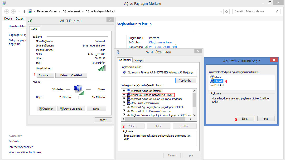 Oracle virtualbox network settings bridged networking ercosmic