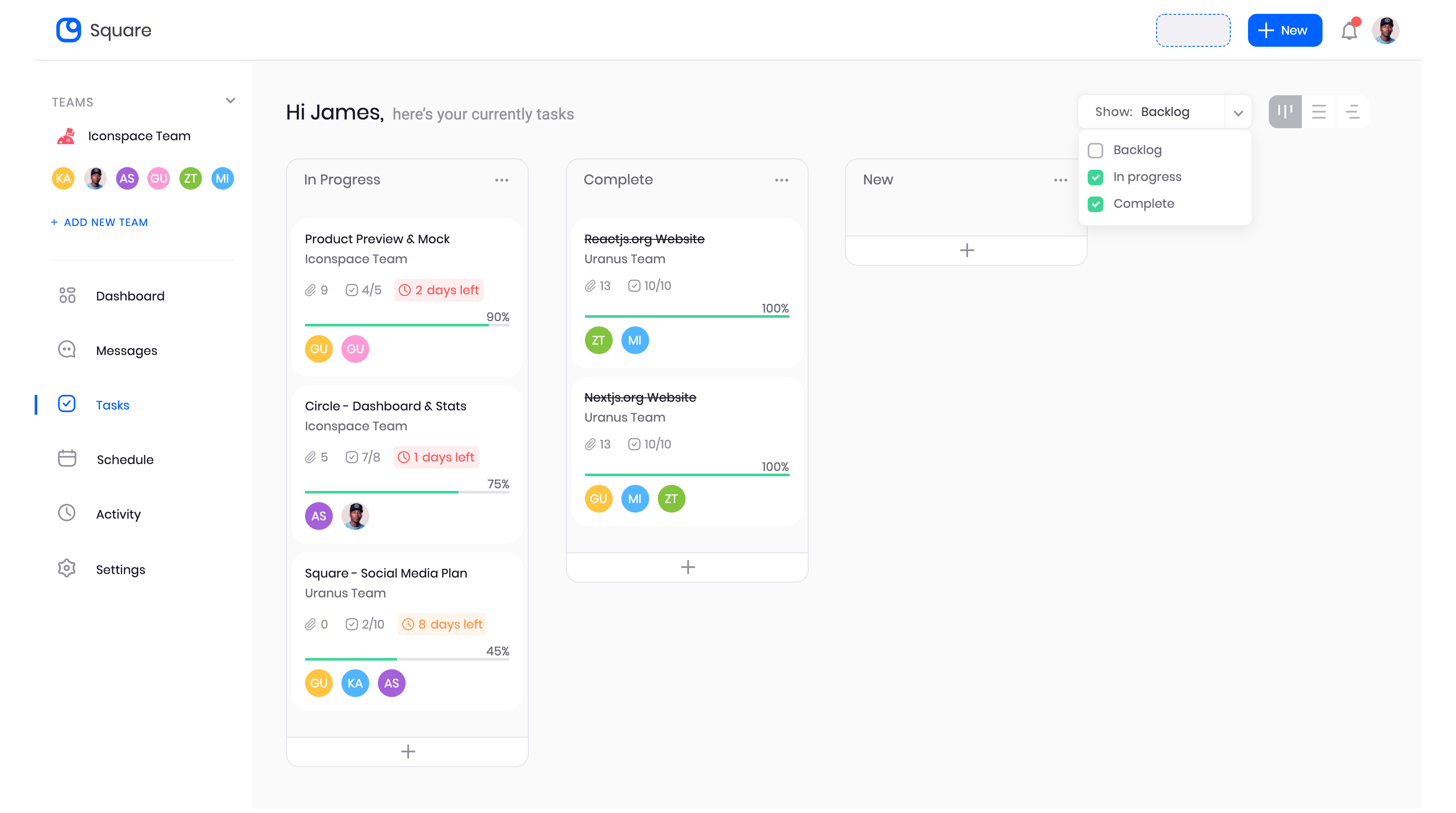 A Simple Mock Up Of Square Dashboard Using React And Firebase