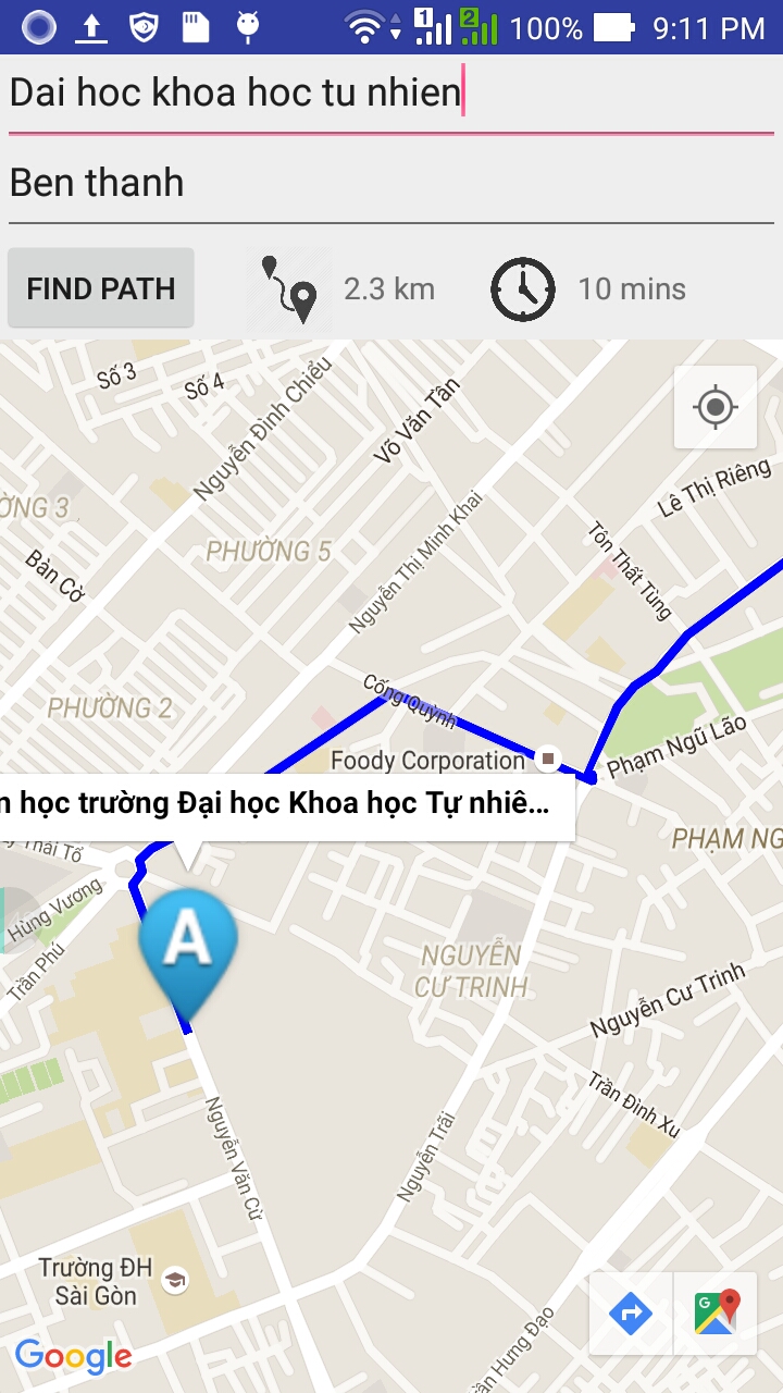 Map Between Two Locations GitHub hiepxuan2008/GoogleMapDirectionSimple Create a simple app