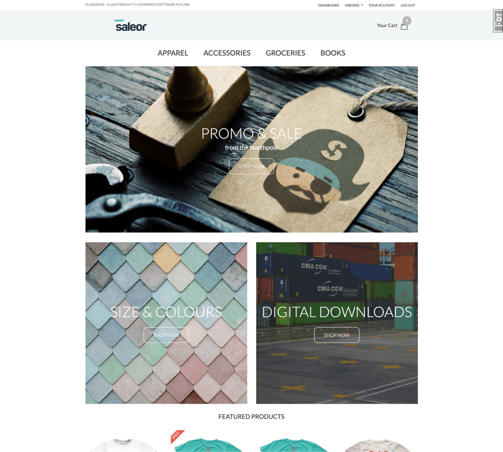 GitHub an project mock of saleor