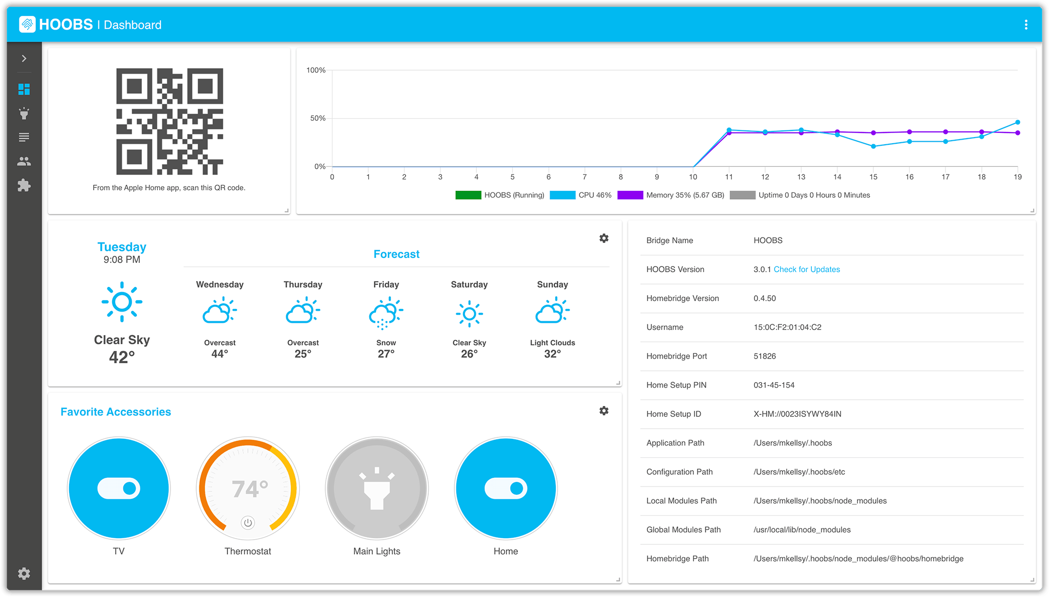 npmhomebridgeconfigui Skypack