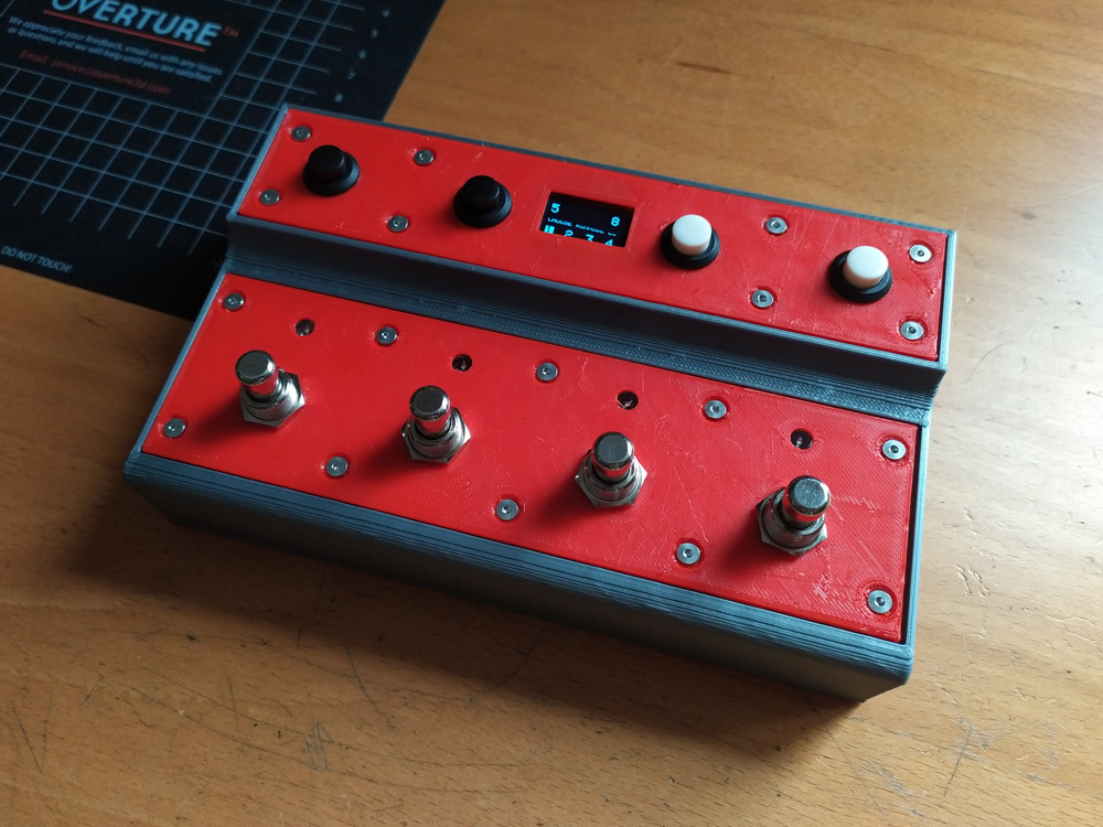 GitHub hunked/footie a 4 button/4 bank battery powered USB/5 pin