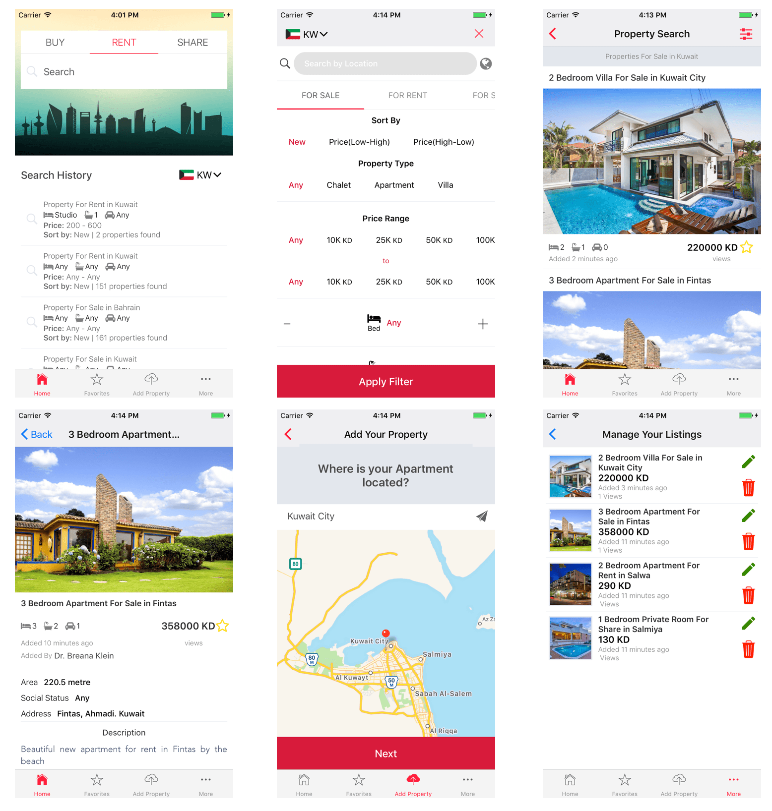 Real Estate App Ui