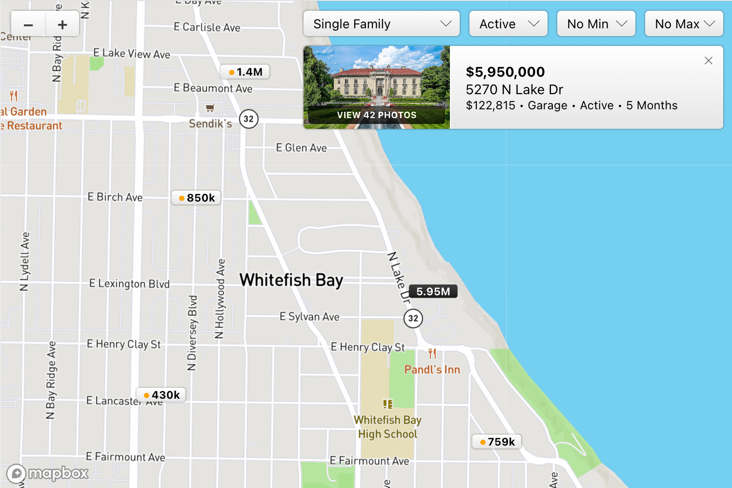 GitHub iamjohnmills/mkerealestatemap Made with Mapbox 3.3.1 + JS + CSS