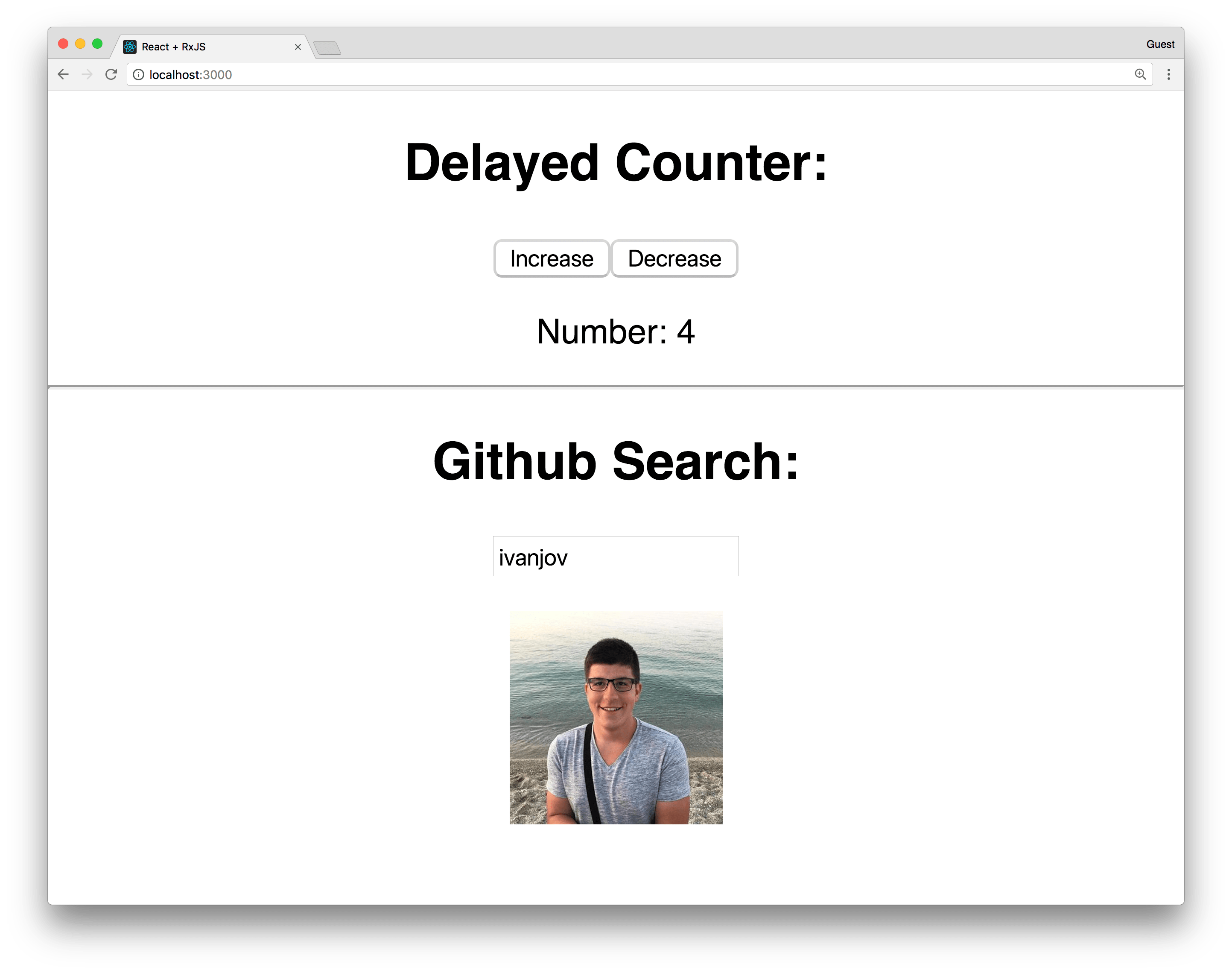 GitHub How to integrate RxJS into React