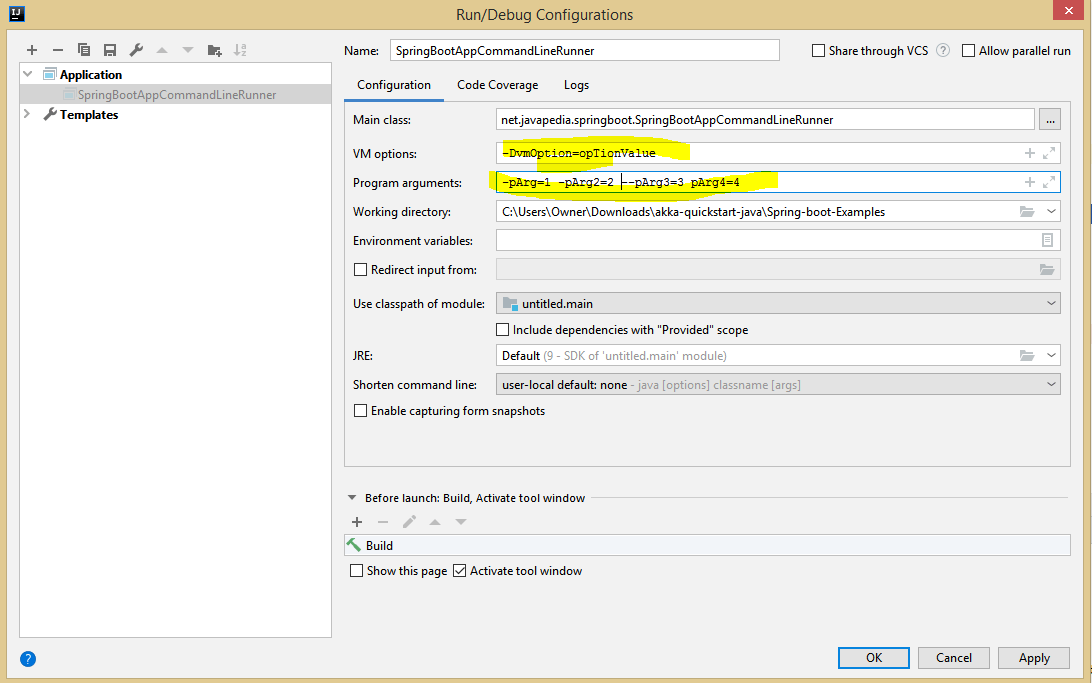 Spring boot Difference between CommandLineRunner and ApplicationRunner