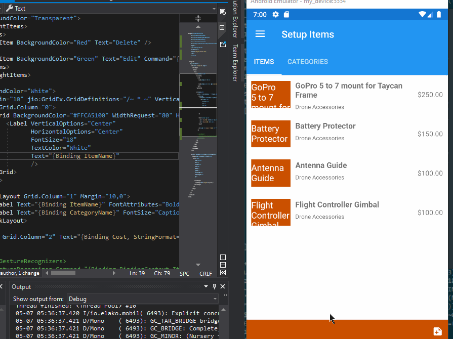 Inline codes inside XAML with XAMARIN DEV Community