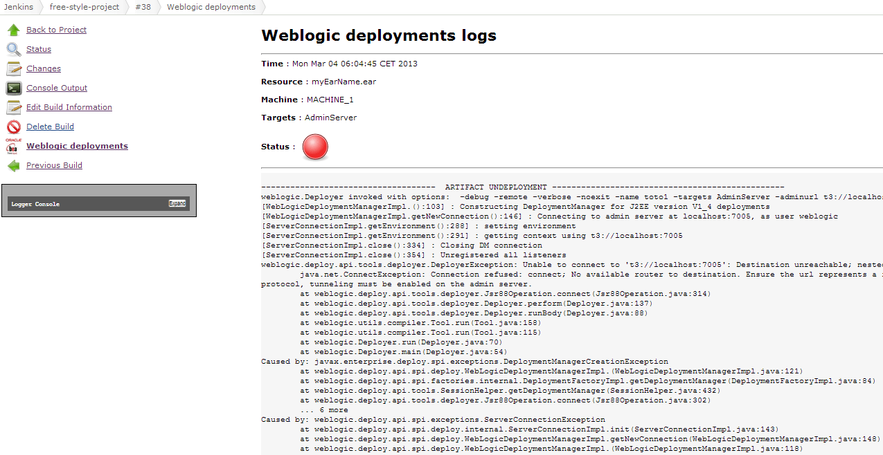 Deploy Logic Jenkins plugin