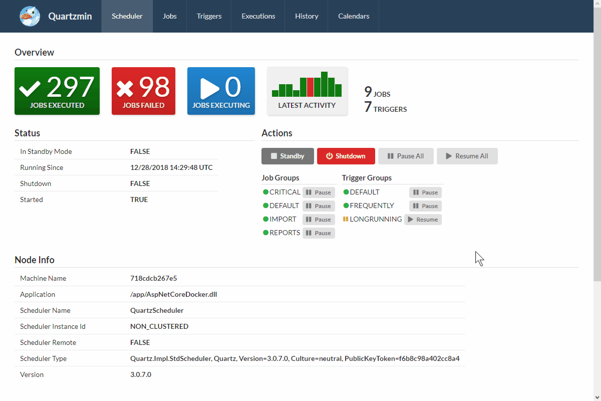 GitHub jlucansky/Quartzmin Quartzmin is powerful, easy to use web