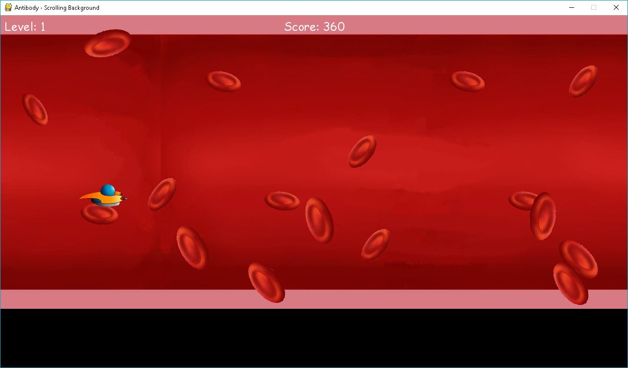 GitHub joeaoregan/AntibodyPy Learning to use pygame by porting