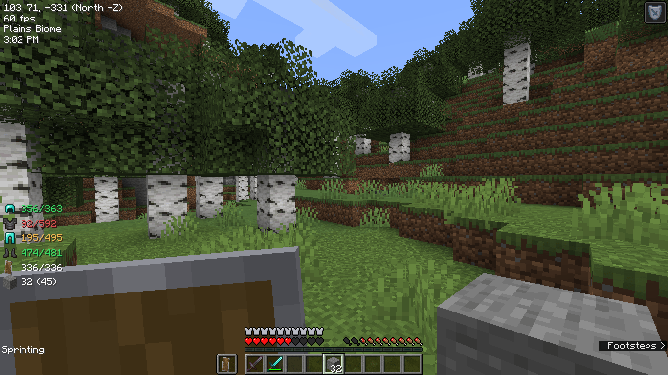 Simple HUD Utilities Mods Minecraft