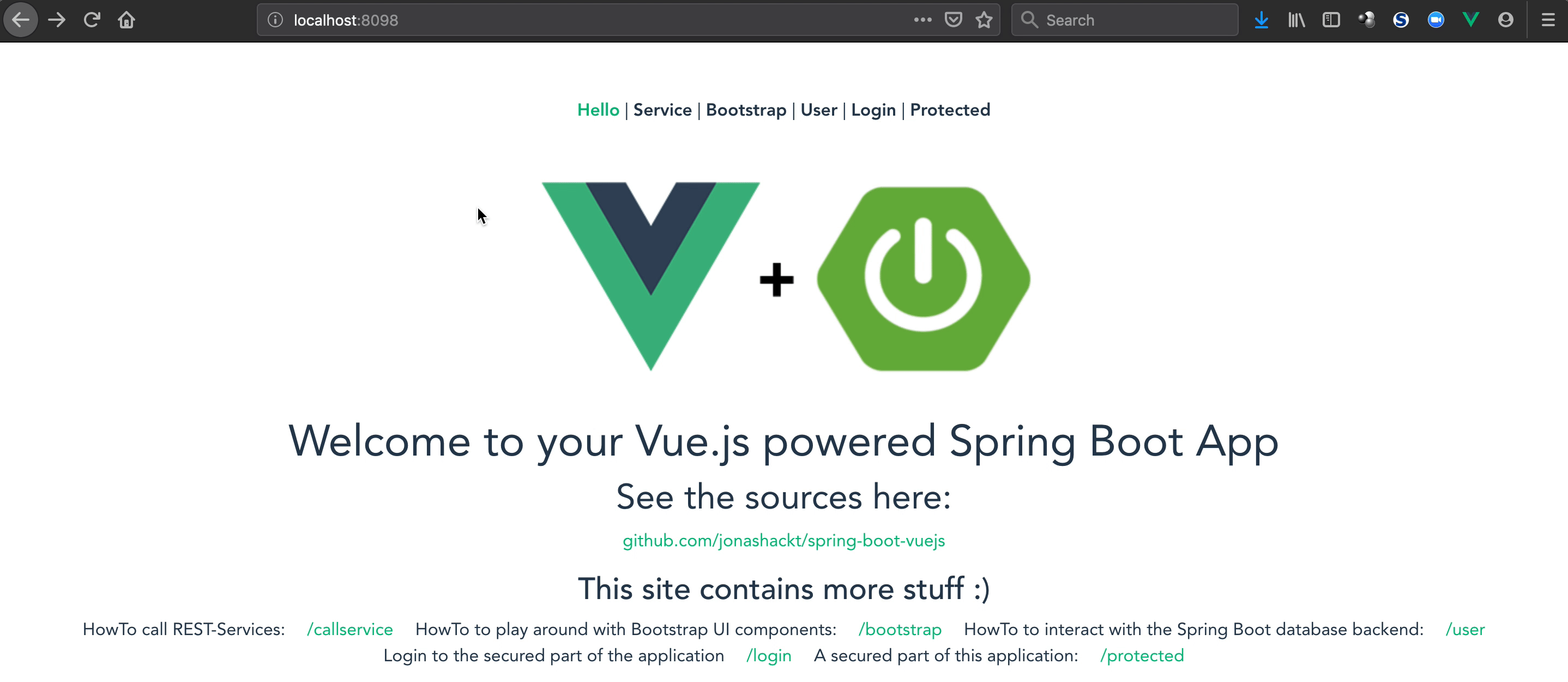 Spring Boot Vuejs