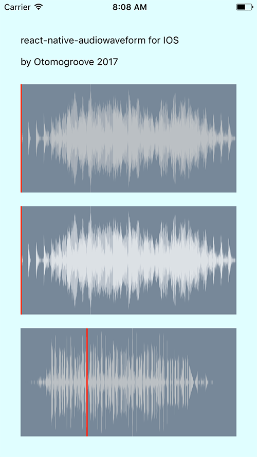 reactnativeaudiowaveform npm