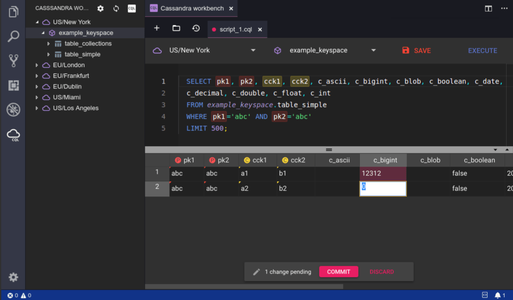 GitHub kdcro101/vscodecassandra Design and query