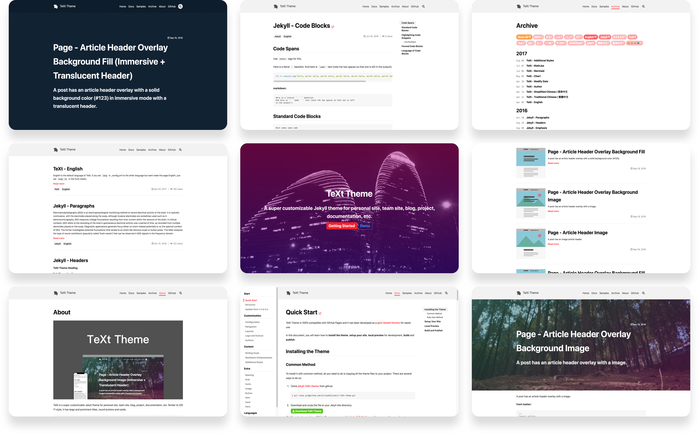 jekyllTeXttheme Jekyll Themes