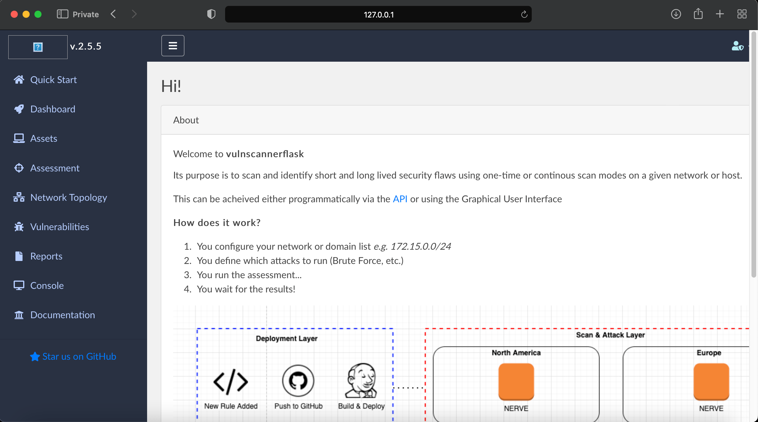 GitHub krishpranav/vulnscannerflask A flask web app made for scanning vulnerabilites on a