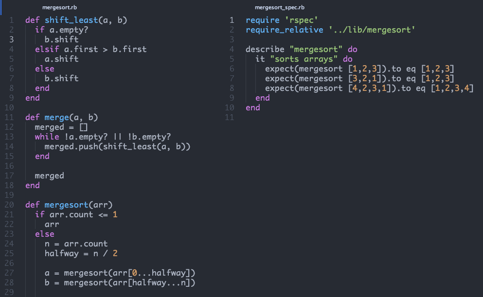 GitHub Run ruby test files (or other commands
