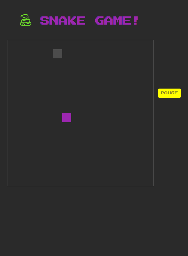GitHub laisfrigerio/jssnakegame Famoso "Jogo da Cobrinha