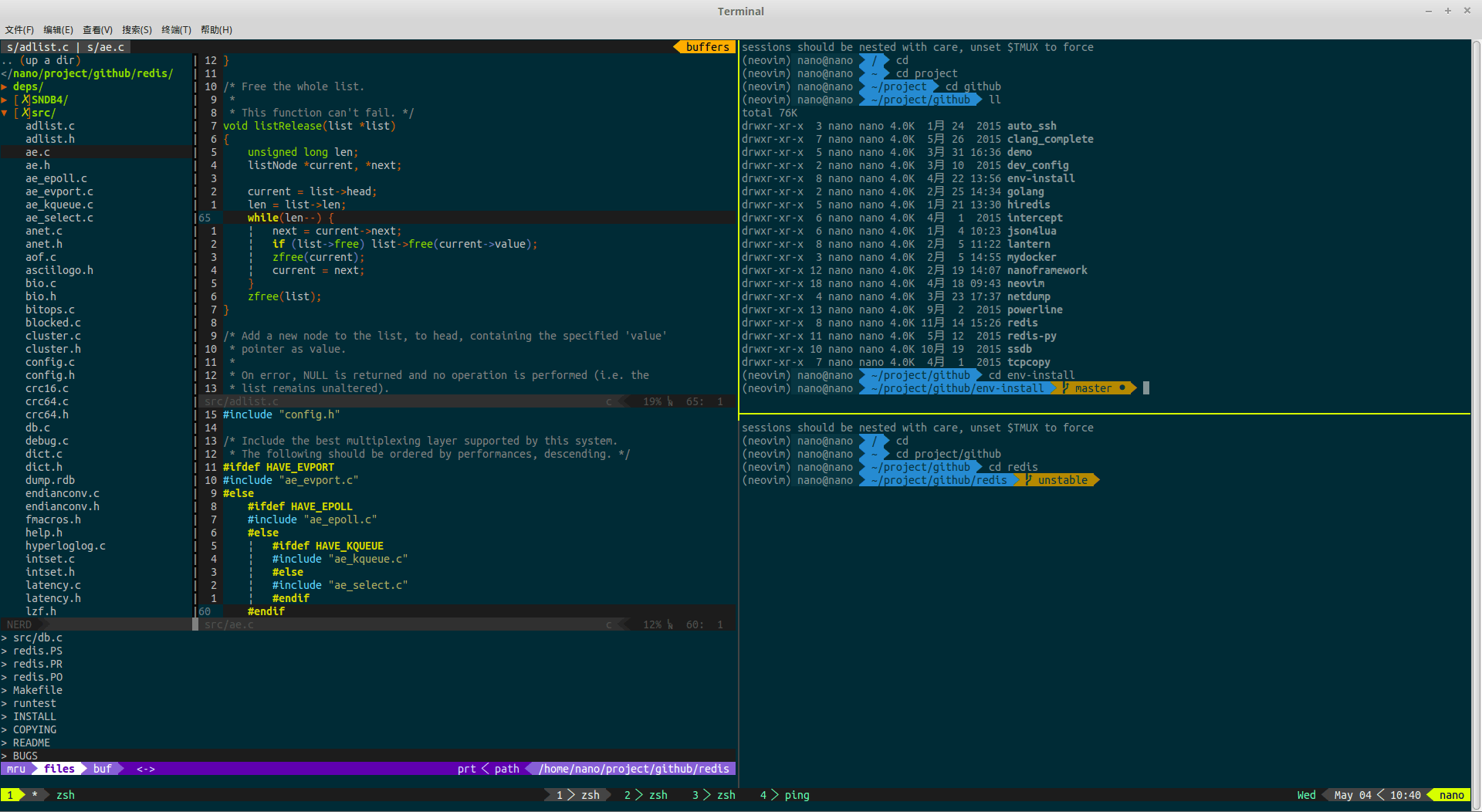 Zsh set path