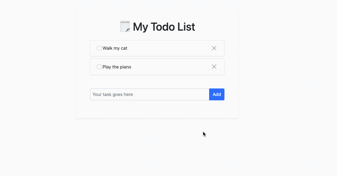 GitHub beribak/vuetodolist