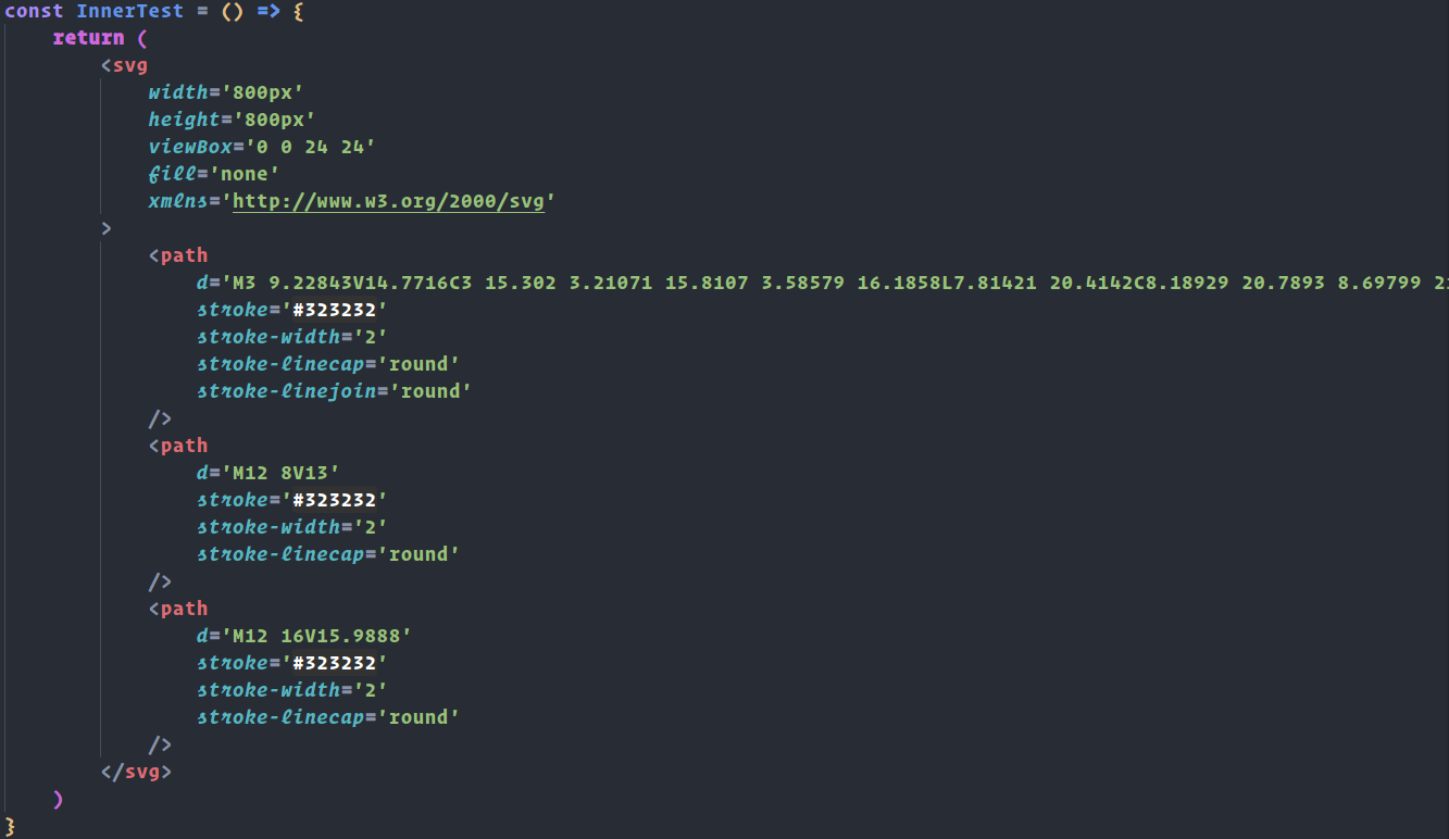 React generate SVG component CLI