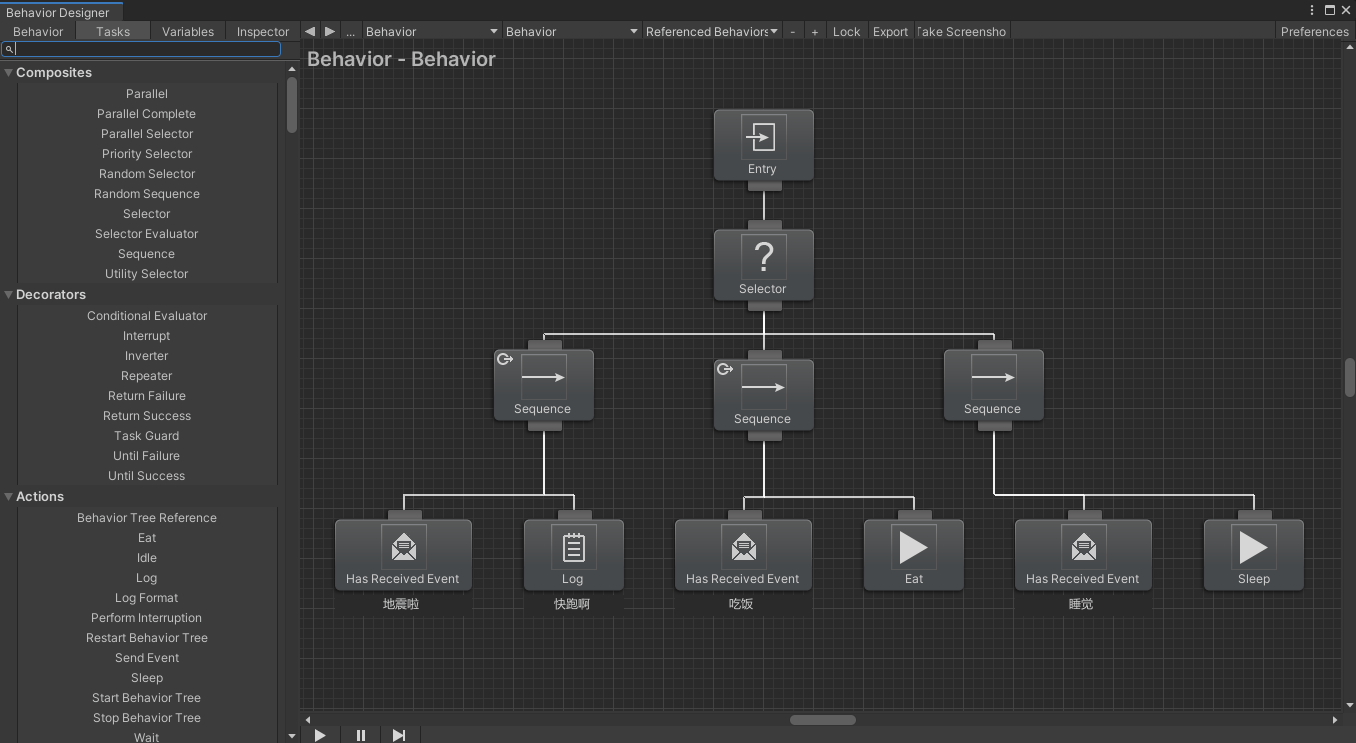 GitHub linxinfa/UnityBehaviorDesignerDemo Unity BehaviorDesigner Demo