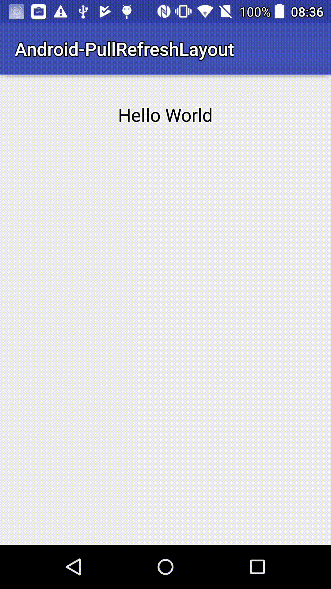 GitHub liuwei1993/AndroidPullRefresh 极简主义&可扩展的Android下拉刷新控件