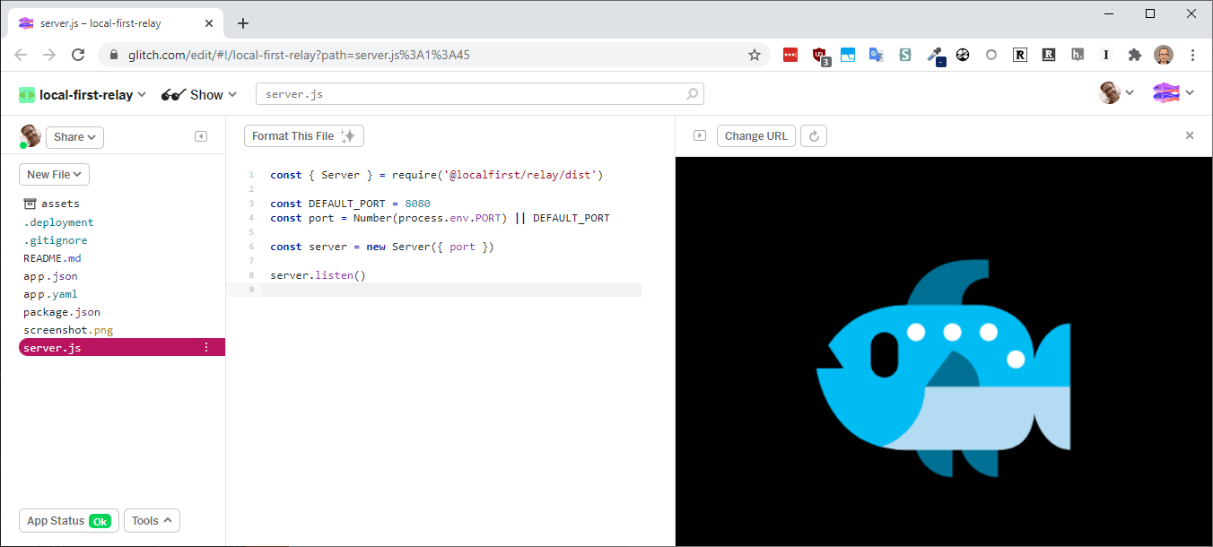 relaydeployable A JavaScript repository from localfirstweb local