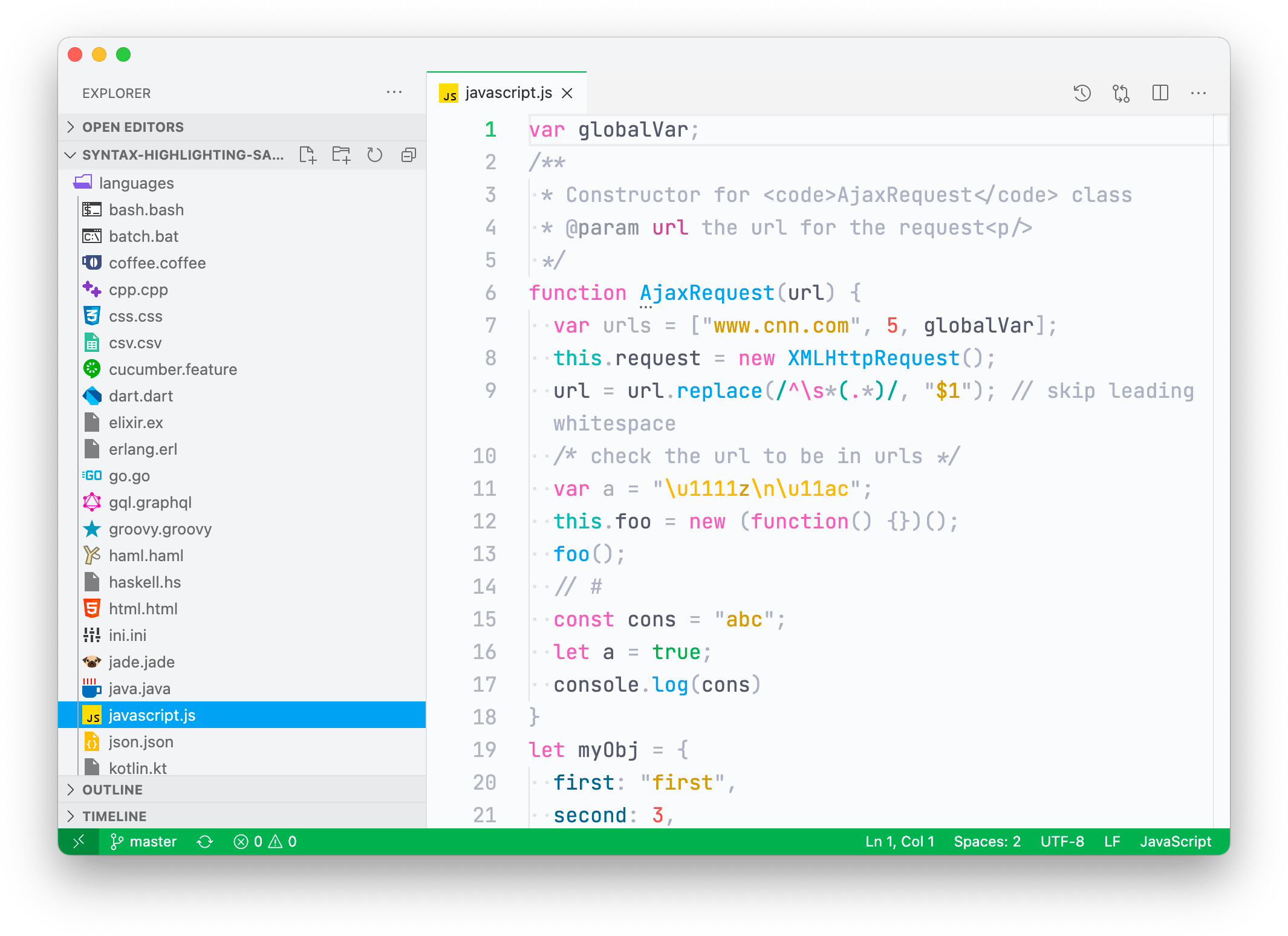 GitHub loilo/vscodesnazzylight 🍭 A vivid light VS Code color theme