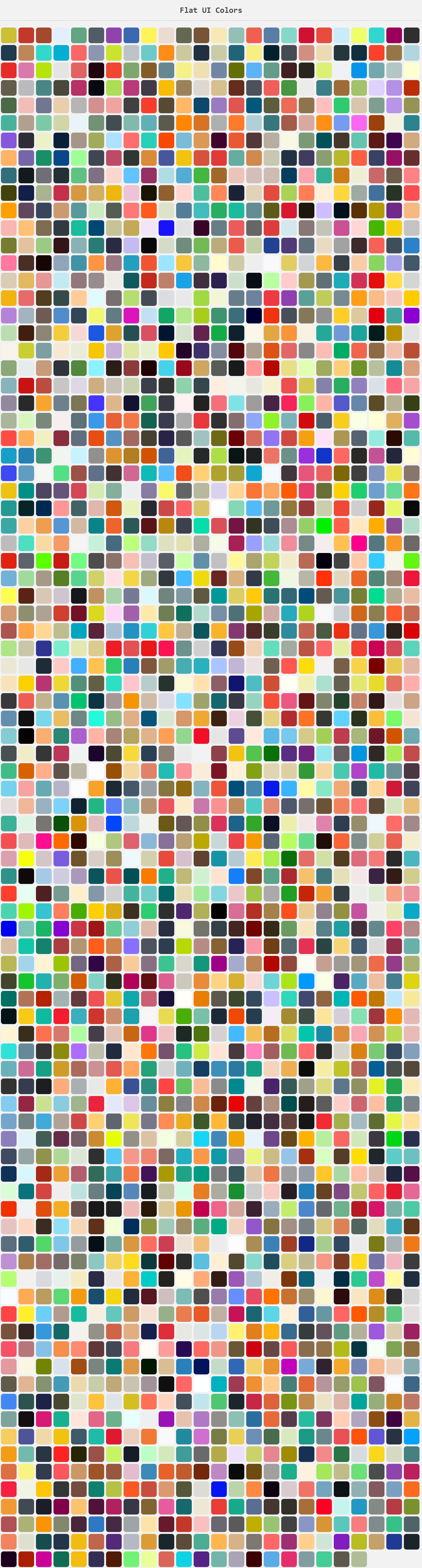 flatuicolors npm