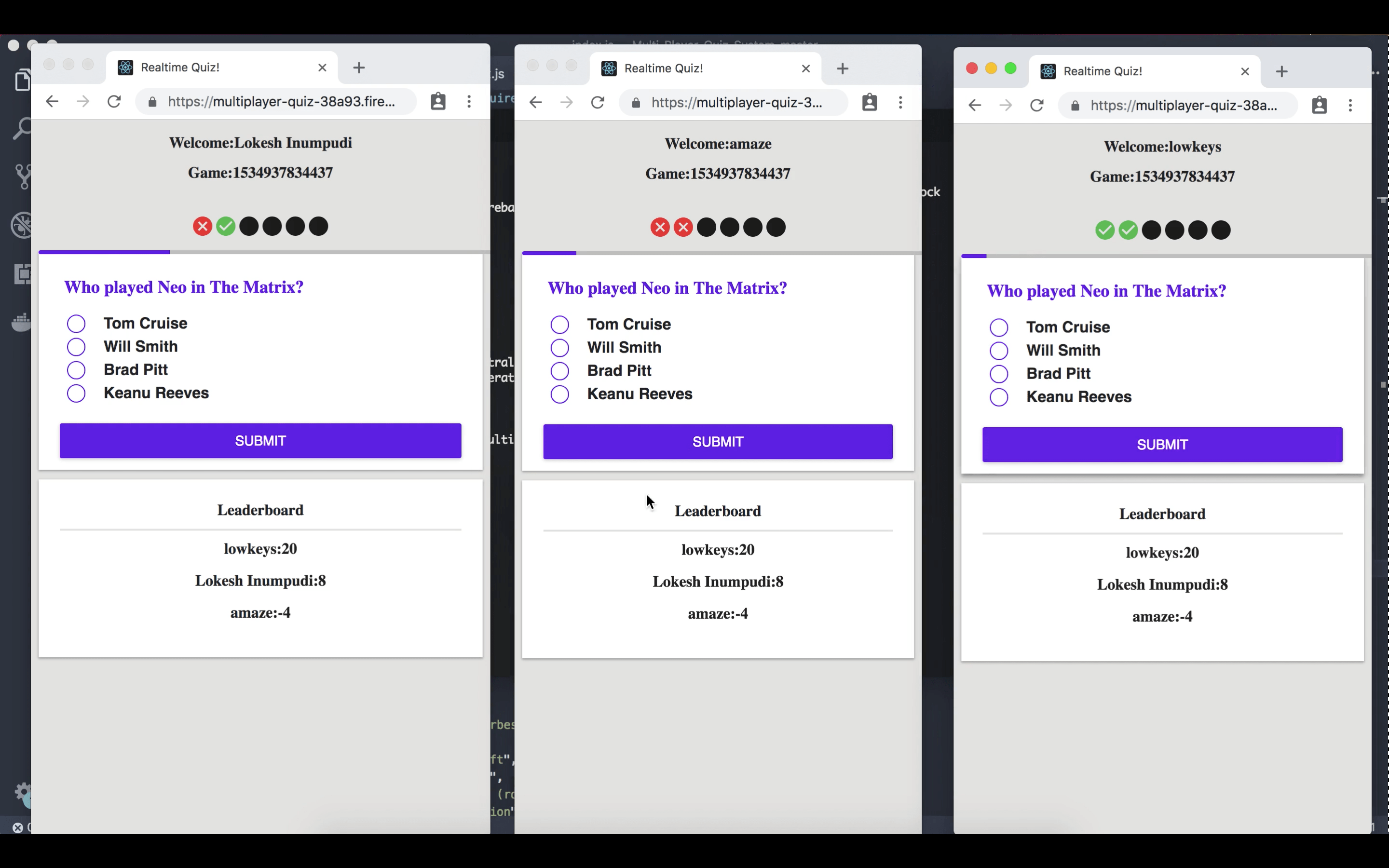 GitHub lokeshinumpudi/MultiPlayerQuizSystem Realtime Multi Player