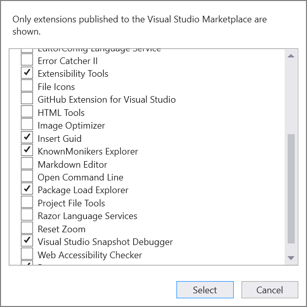 Extension Manager 2019 Visual Studio Marketplace