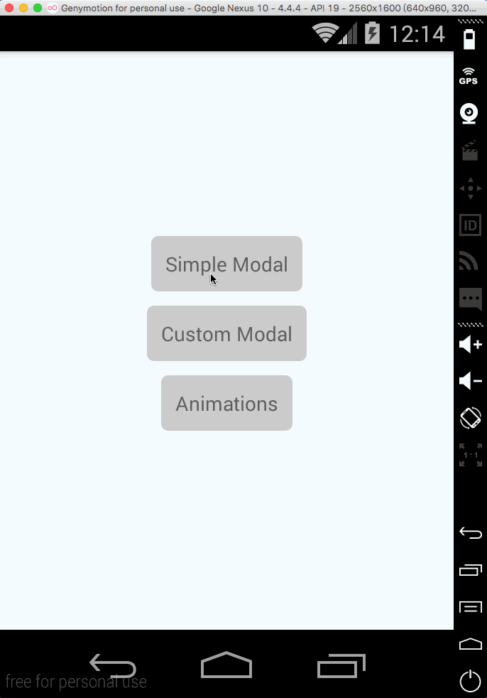 reactnativerootmodal npm