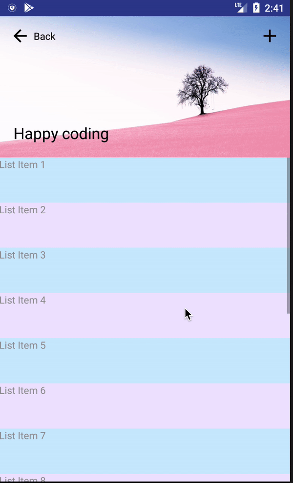 React Native Animated Header