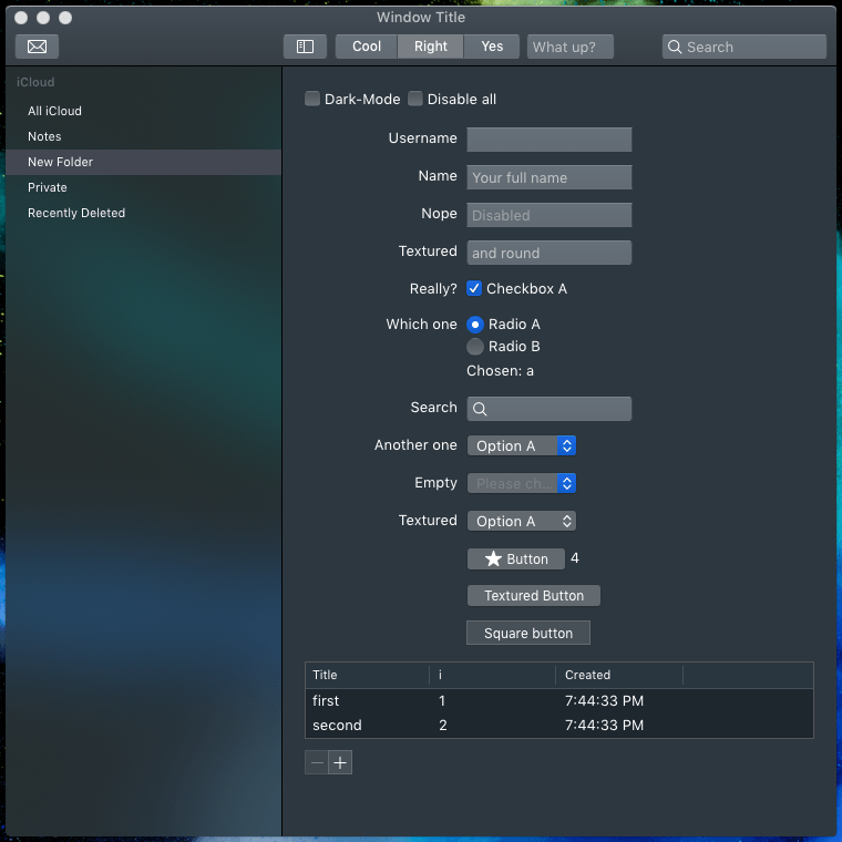 Angular & Electron desktop UI framework