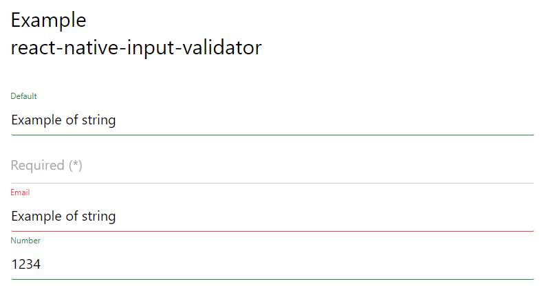 reactnativeinputvalidator npm