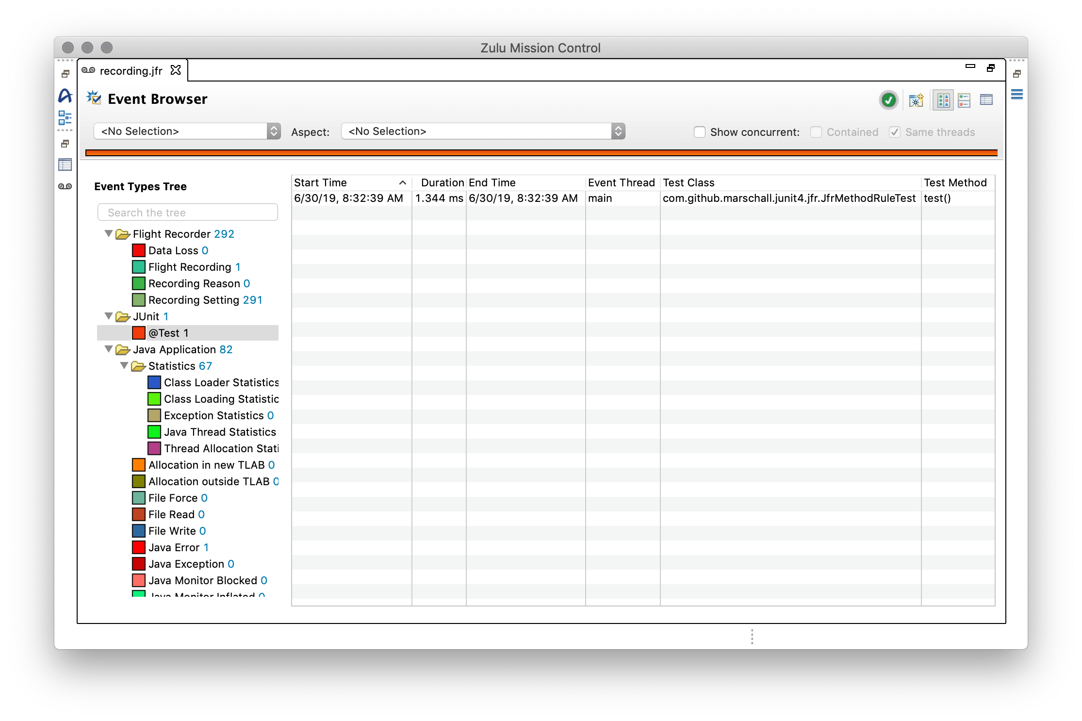 GitHub marschall/junit4jfr a JUnit 4 extension that generates JFR