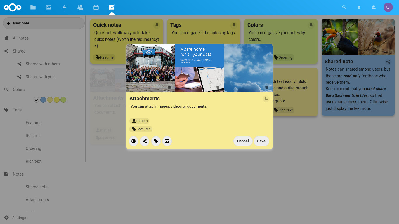Quick notes Apps App Store Nextcloud