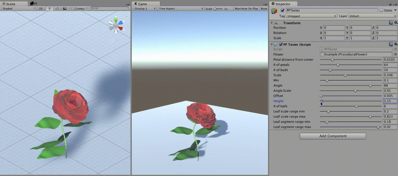 GitHub mattatz/unityproceduralflower Procedural flower generator