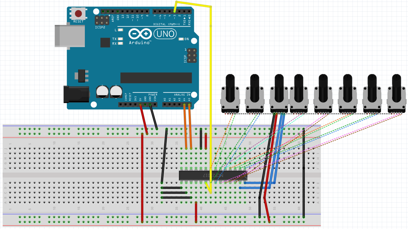 GitHub maxgerhardt/rotaryencoderovermcp23017 Library and example