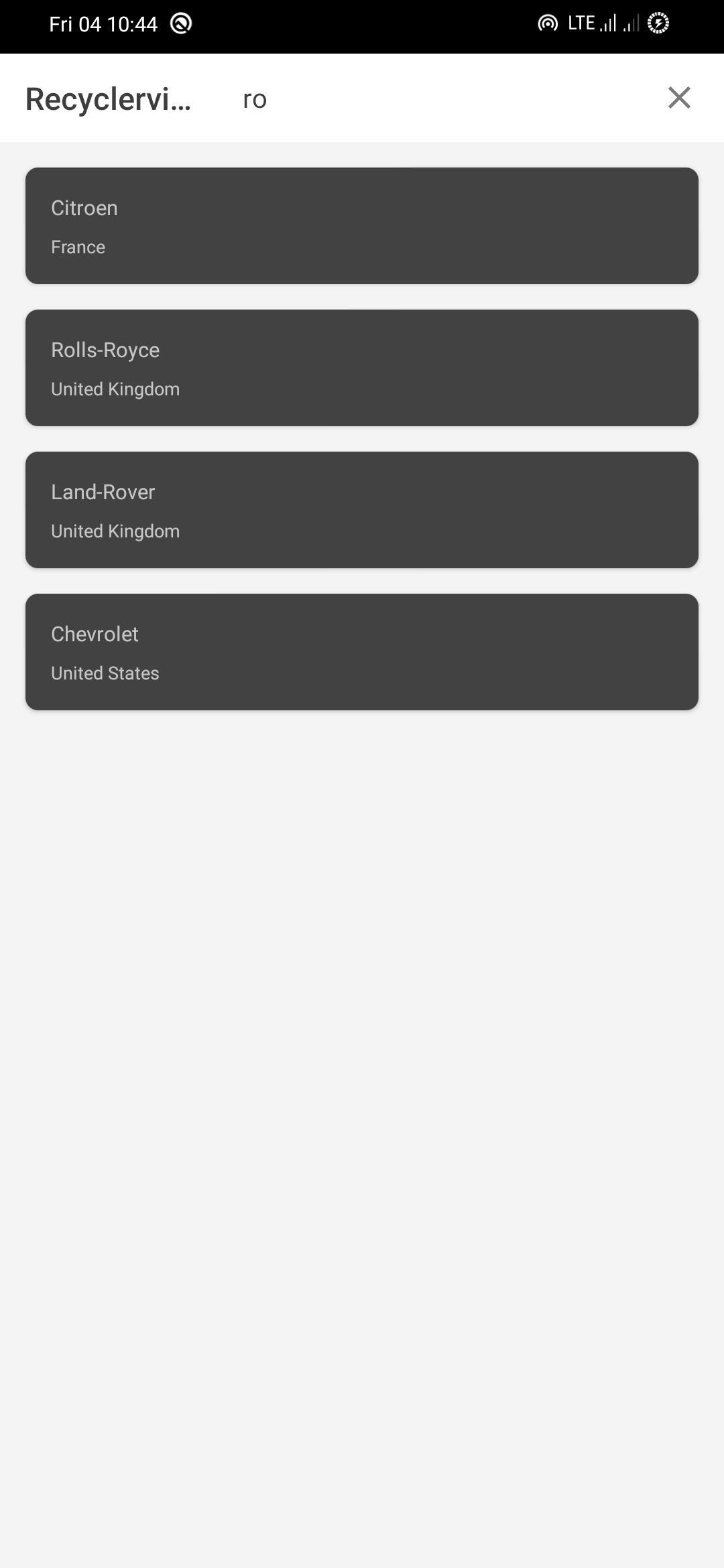 GitHub mbobiosio/RecyclerViewSearchKotlin A simple project to illustrate filter through